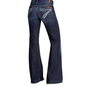 7 FOR ALL MANKIND Dojo Flare Wide Leg Jeans